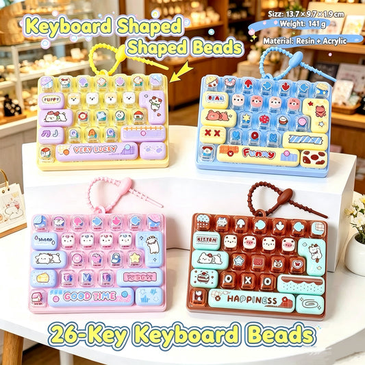 Creative Fidget Keyboard Toy Portable Charm / Keychain