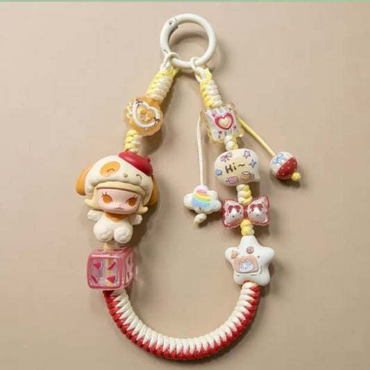 String bracelet for mobile phone