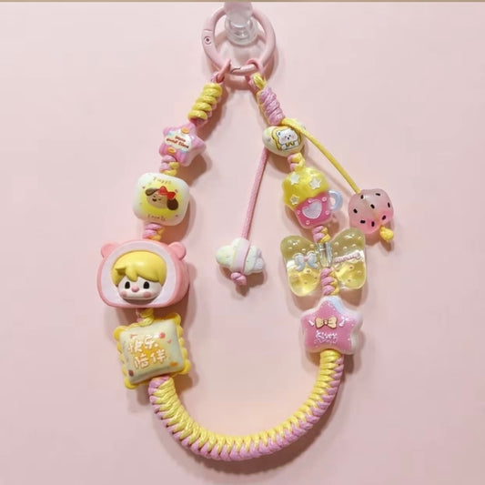 String bracelet for mobile phone