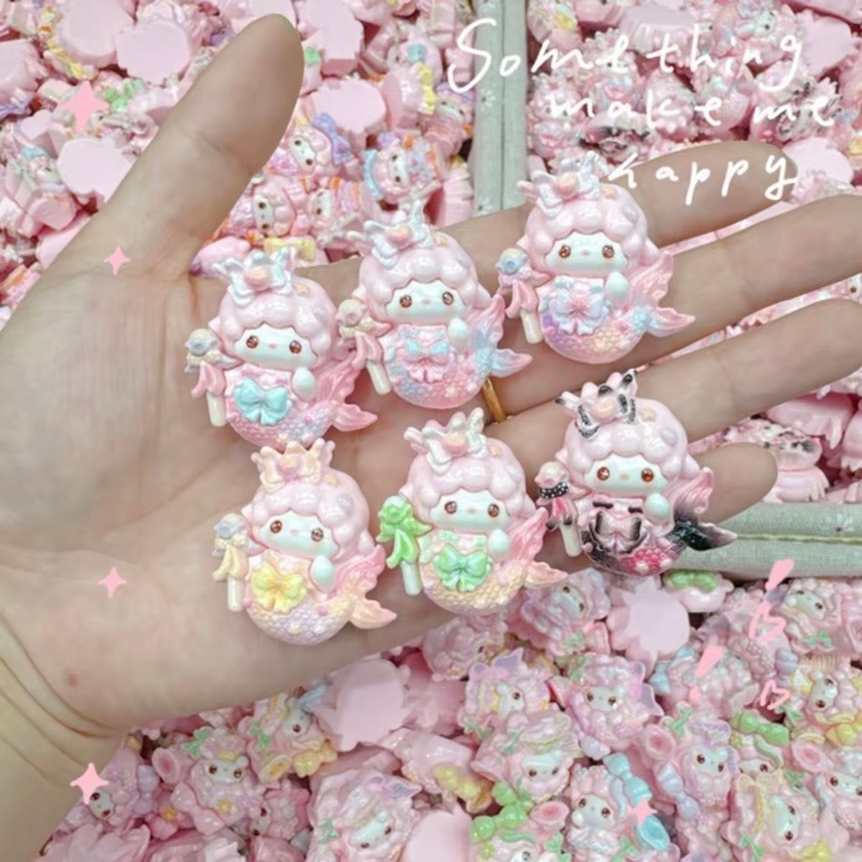 Cute resin cartoon lamb (multiple styles)