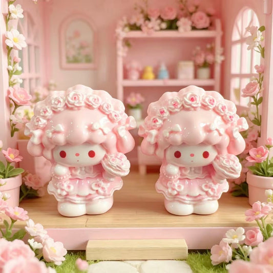 3D Lamb resin cartoon charm
