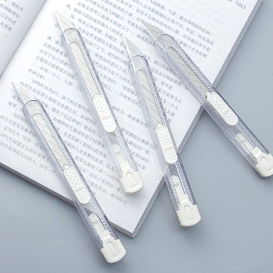 4-piece transparent utility knife