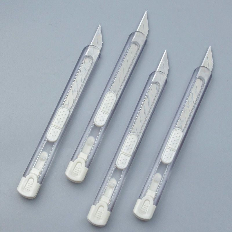 4-piece transparent utility knife