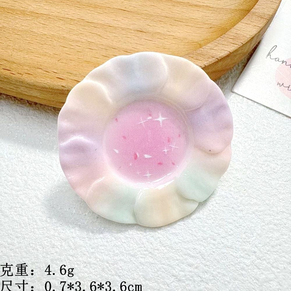 Translucent butterfly plate
