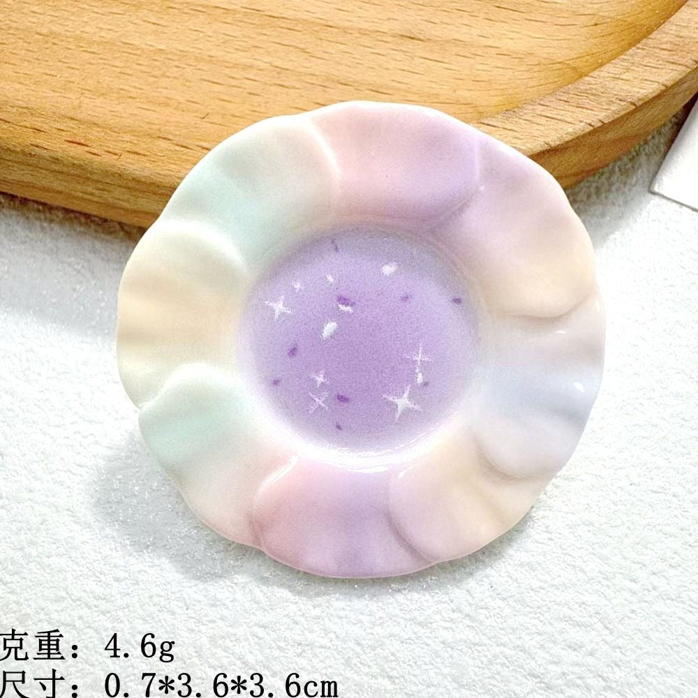 Translucent butterfly plate