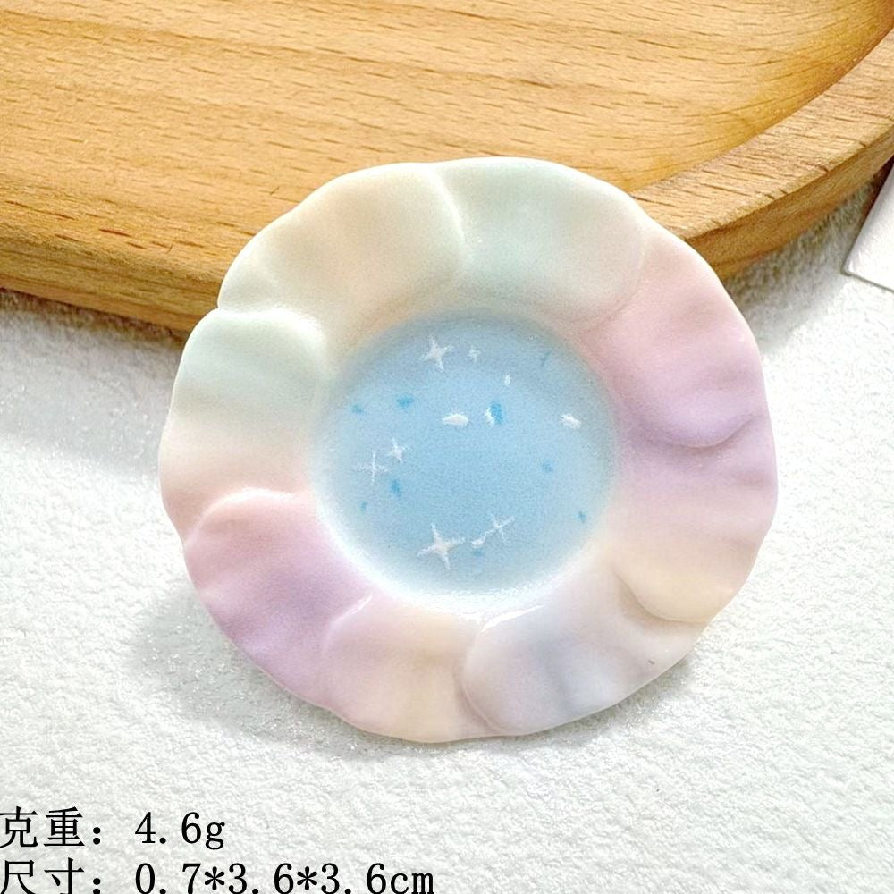 Translucent butterfly plate