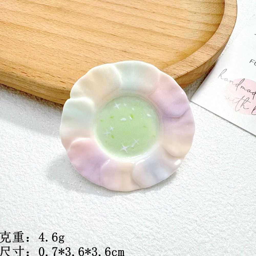 Translucent butterfly plate