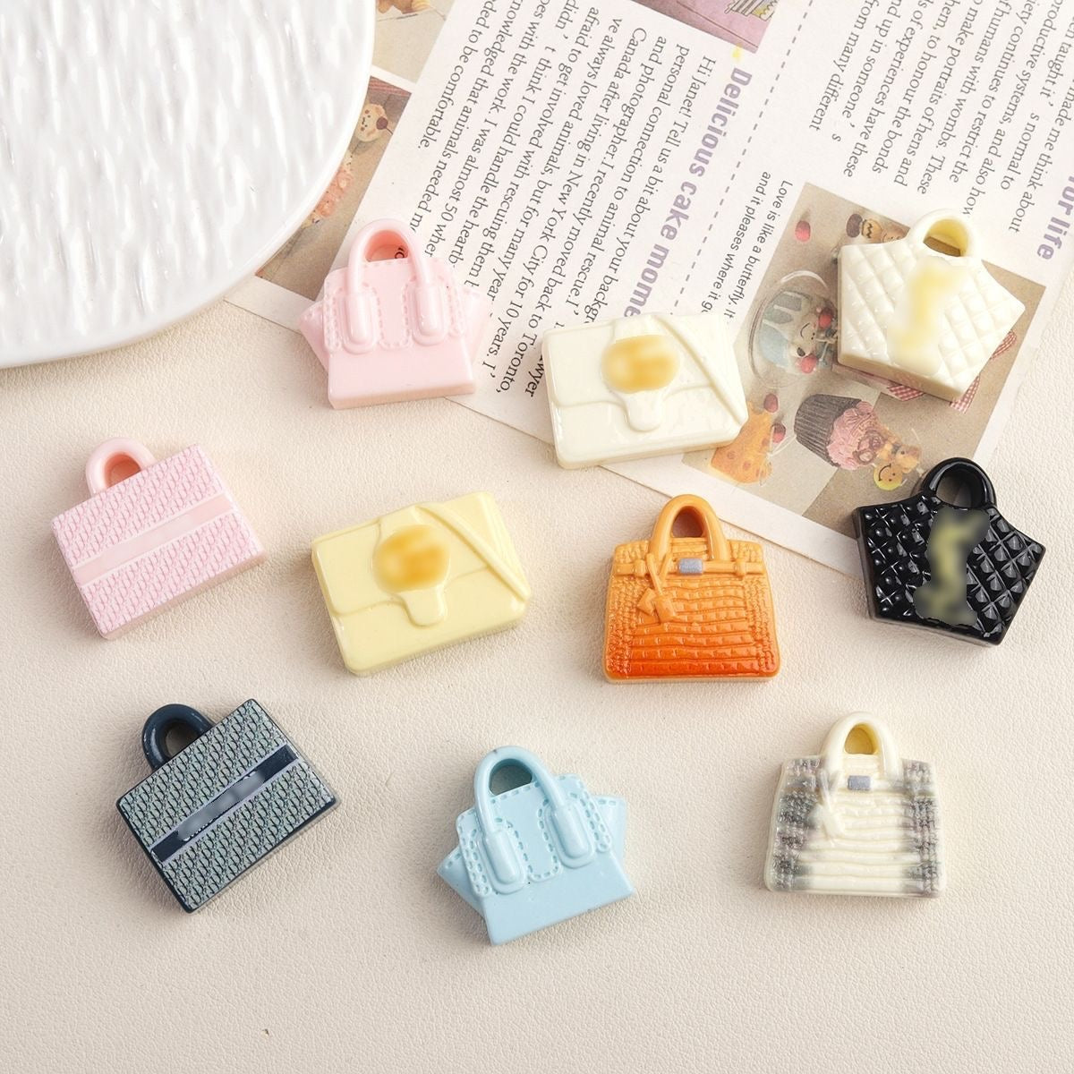 Bag Cartoon Resin Accessories