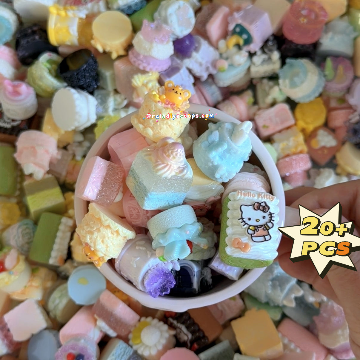 3D Cake Random Mixing Charm