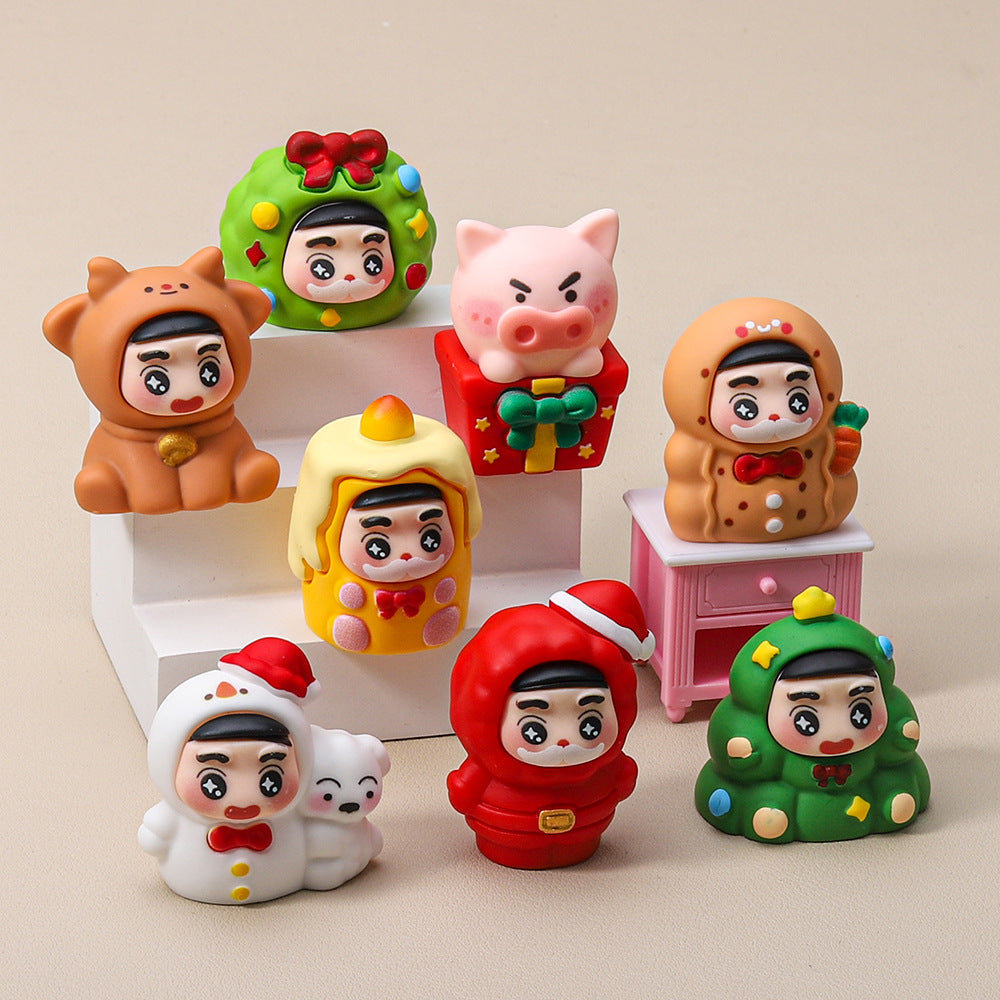 Handmade Paint Christmas Little New Family