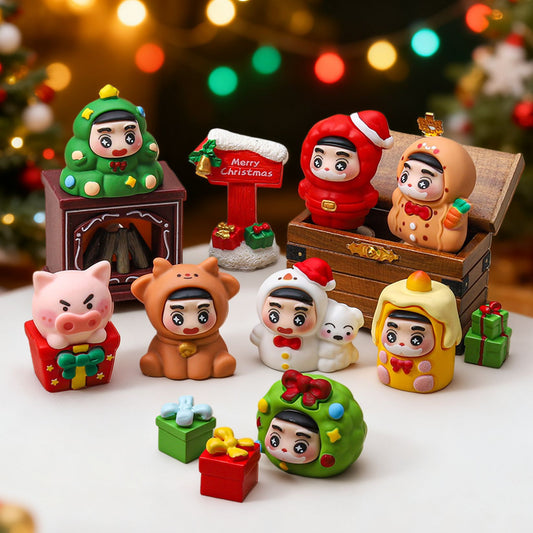 Handmade Paint Christmas Little New Family