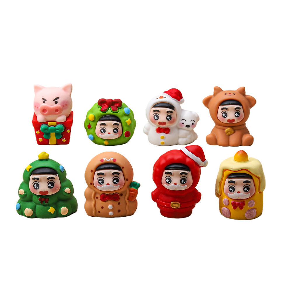 Handmade Paint Christmas Little New Family